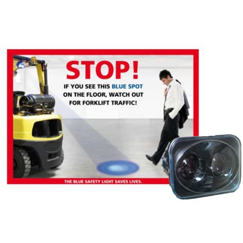 safety - Blue Spot Light