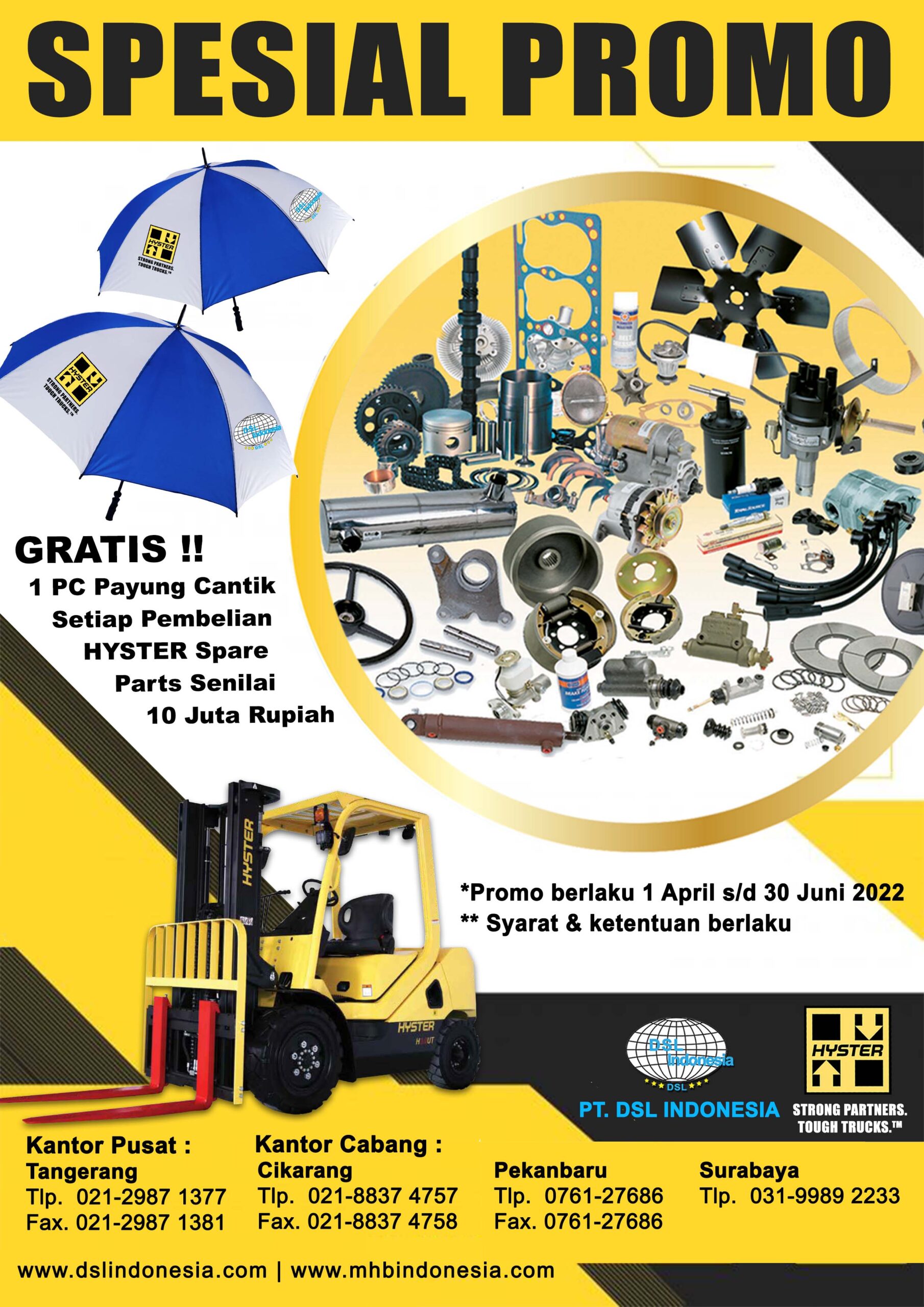 Hyster Part PROMO Payung